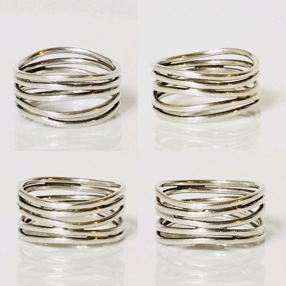 Tiffany & Co. Elsa Peretti Wave 5 Row Ring - Picture 2 of 8